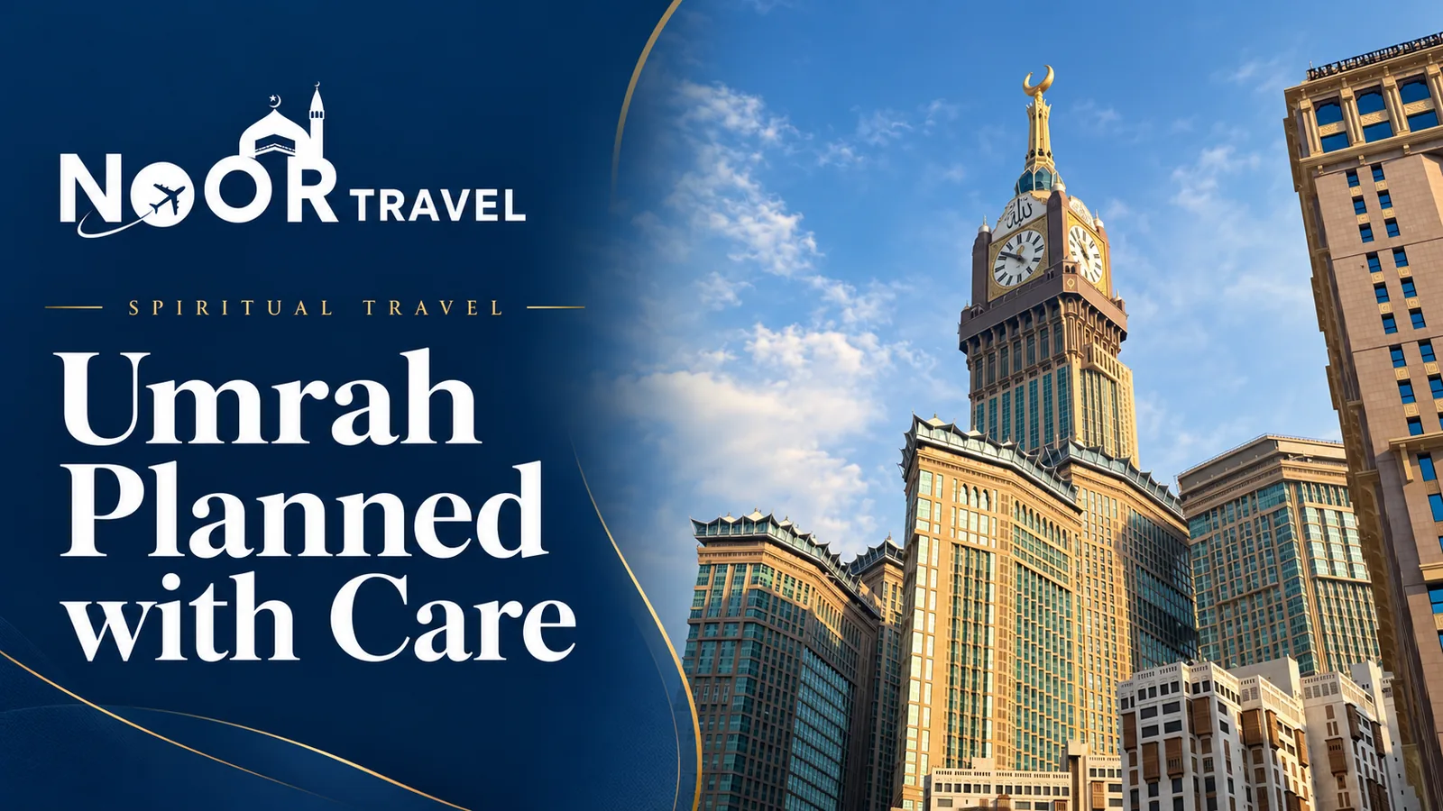 Umrah journeys with NOOR Travel