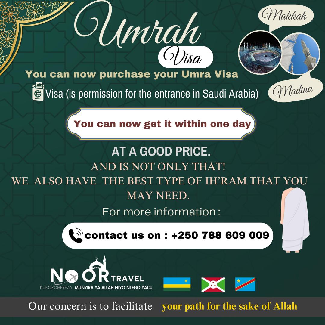 NOOR Umrah visa information in English